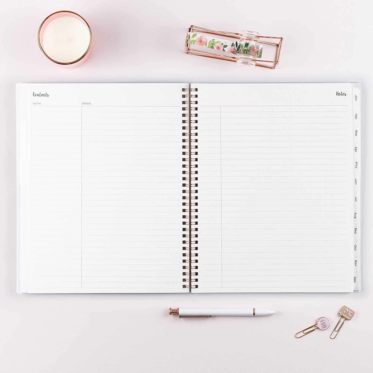 Blue Sky 2023 Weekly and Monthly Planner, January - December, 8.5" x 11", Frosted Cover, Wirebound, Joselyn (142079) - Image 5